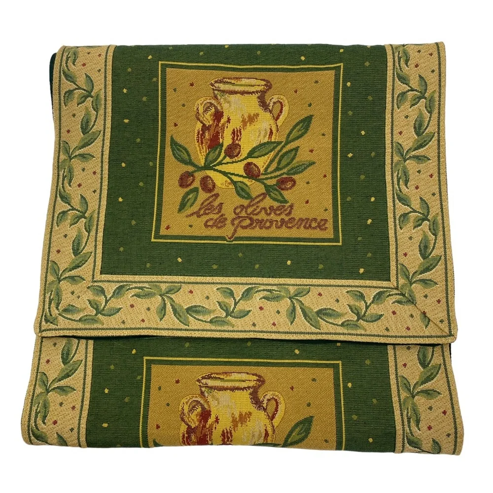 BLOOMINGDALE'S French Country Runner Provence Olives Tapestry - Picture 6 of 10
